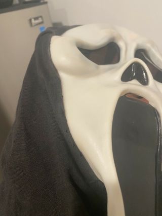 Scream Mask Fearsome Faces Fun World Gen 1/2 Ghost Face Rare Cotton Hood 6