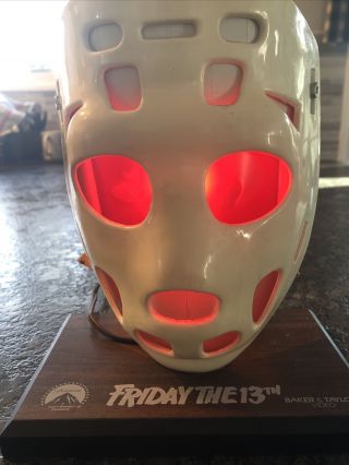 Rare Vintage Exc Lamp Friday The 13th Vhs Promo Mask Lighted Movie Jason