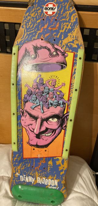 Rare Vintage Skateboard Deck Kryptonics 1986 By Denny Riordon