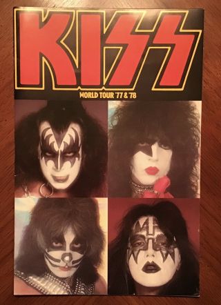 Vintage - Rare (kiss Army Aucoin) Alive Ll - Double Platinum 1977 - 78 Tour Program