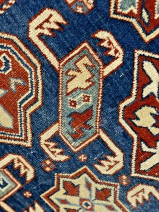 Auth: Antique Caucasian Rug Rare Alpine Armenian Yerevan Variant 4x5 ' NR 6