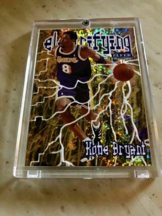 1998 - 99 Kobe Bryant Fleer Tradition Electrifying Rare Insert 1 Of 10