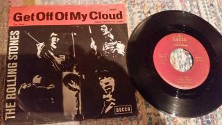 Rolling Stones,  Singel,  Sveits,  1965,  Get Off My Cloud,  Rare Club Single