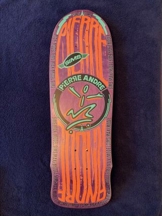 Rare 1987 Sims Pierre Andre Skateboard