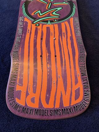 Rare 1987 Sims Pierre Andre Skateboard 2