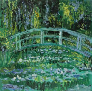 Rare Unique French Impressionist Oil Painting Signed Claude Monet