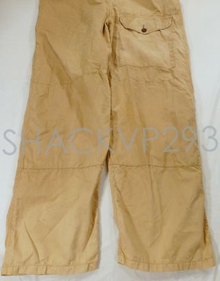 British Windproof TAN / SAND Pants Trousers SAS Desert WWII RARE 2
