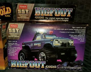 Rare 1984 Canadian Playskool Sst Bigfoot 4x4x4 Box Grail