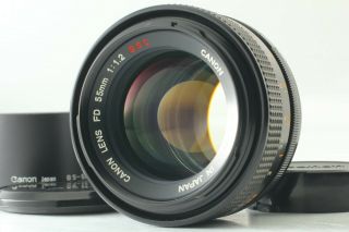 Rare " O " [mint] Canon Fd 55mm F1.  2 S.  S.  C.  Ssc Standard Mf Lens From Japan