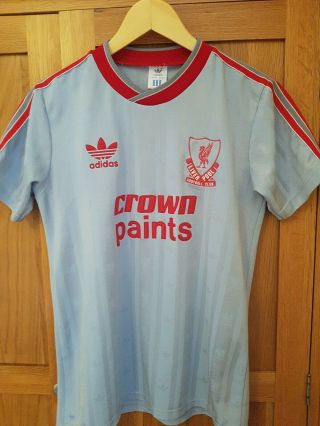 Liverpool Crown Paints Shirt Medium 87/88 Season Rare Shirt