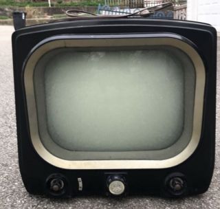 Vintage 1950’s Motorola Black & White Television Set Uhf/vhf Tv - Rare