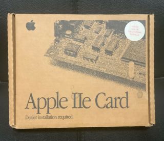 Rare - Recapped Apple Iie Card & Y - Cable Mac Lc Pds Retail Box M0444ll/d