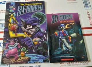 The Adventures Of Sly Cooper Comic Issue 1 Ultra Rare 2004,  Bonus Book