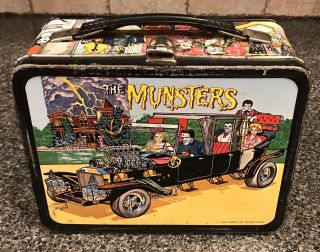 The Munsters 1965 Tv Sitcom Vintage Metal Lunchbox No Thermos Very Rare