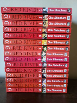 Red River Vol 1 - 15 Chie Shinohara English Manga Books Anime Rare Oop