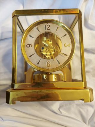 Very Rare Swiss Jaeger Lecoultre Atmos Mantle Clock Model 519 Sn 40030