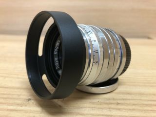 Near - w/ Rare Cap Tokyo Kogaku Topcor S 5cm 50mm f/2 Lens Leica LTM L39 3