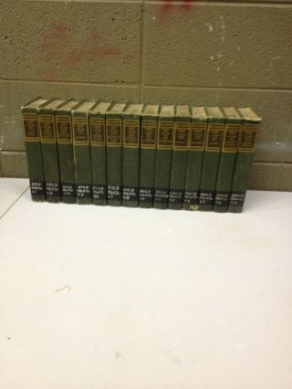 The Classics Greek And Latin 14 Volumes 1909 University Edition Rare 1:1000 B34