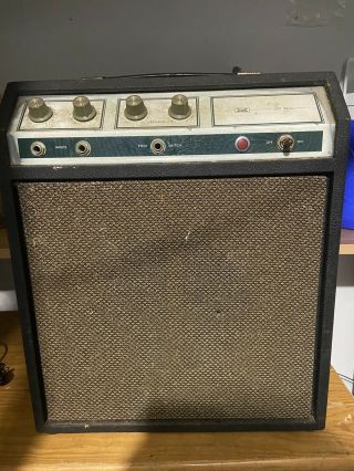 Rare Sears Silvertone 1421 10xl Tube Amplifier Vintage Guitar Amp Read First