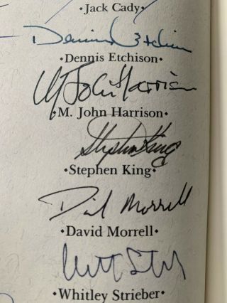 Prime Evil Signed Limited Rare Stephen King Signed Clive Barker Signed 855