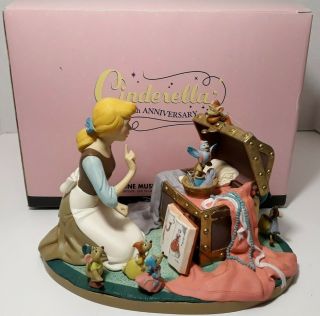 Rare Disney Store 45th Anniversary Cinderella Musical Figurine