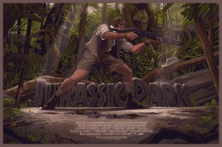 Jurassic Park By Rich Kelly - Rare Mondo Print