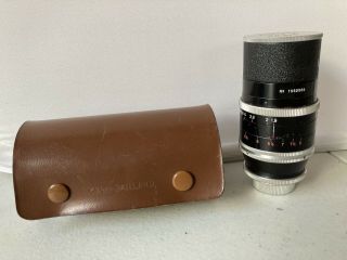 Kern Paillard Switar 75mm F/1.  9 C Mount Bolex Camera Lens Rare Swiss Made