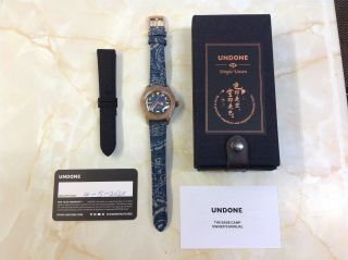 Undone X Simple Union Bronze Watch - Limited Edition of just 300 watches - Rare 6