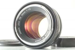 [rare O N.  Near Mint] Canon Fd 55mm F1.  2 Fd Mount Standard Lens From Japan 009