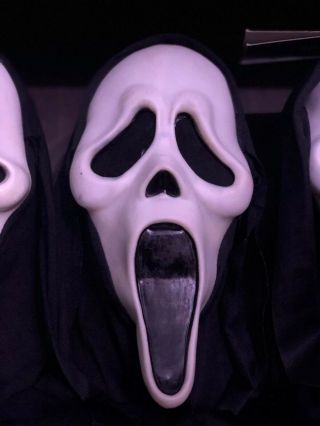 Scream Mask Fearsome Faces Fun World Gen 1/2 Ghost Face Rare 2