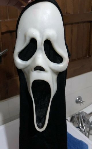 Scream Mask Fearsome Faces Fun World Gen 1/2 Ghost Face Rare 3