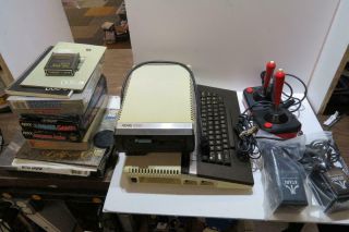 Rare Vintage Atari 1200xl With 1050 Disc Drive And Accessories