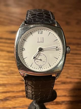 Very Rare Alfred Dunhill Centenary 113 Dress Watch On A Camille Fournet Strap