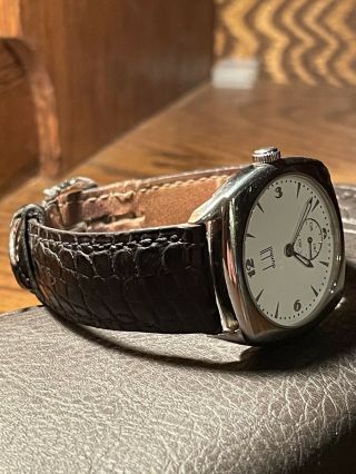 VERY RARE ALFRED DUNHILL CENTENARY 113 DRESS WATCH ON A CAMILLE FOURNET STRAP 6