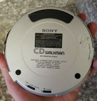 RARE SONY D - EJ01 cd Walkman,  Accessories 6