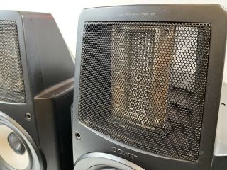 Rare Vintage Active speaker Sony SA - S900 / MFB Woofer & Electrostatic Twitter 4
