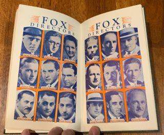 RARE 1928 - 1929 FOX FILM CORP.  THEATER EXHIBITORS DATE BOOK ADVANCE MOVIE ADS WOW 3