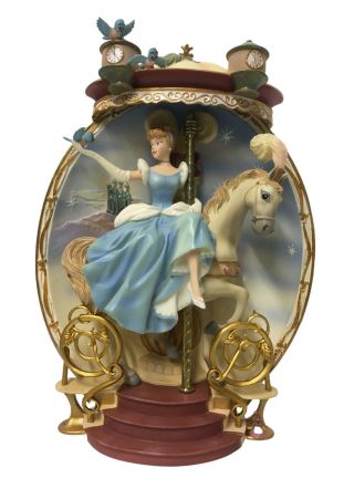 Rare Bradford Exchange Disney Princess Carousels Horse Cinderella 3d Plate It/26