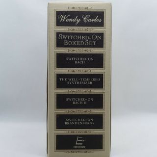 Wendy Carlos Switched - On Bach Boxed Set 4 CDs OOP RARE 2
