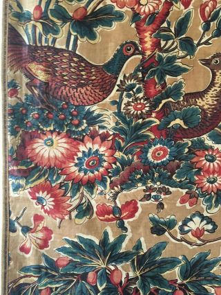 Rare Early 19th C.  French or English Conversational Printed Chintz (2814) 6