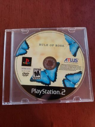 Rule Of Rose (sony Playstation 2,  2006) Very Rare Japanese Survival Horror Game
