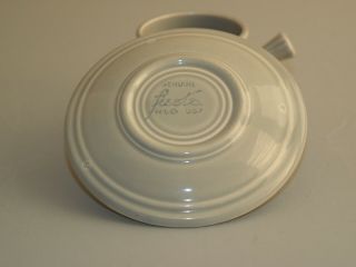 Vintage Fiestaware Demitasse Cup & Saucer in 50 ' s Grey Glaze VERY RARE 5