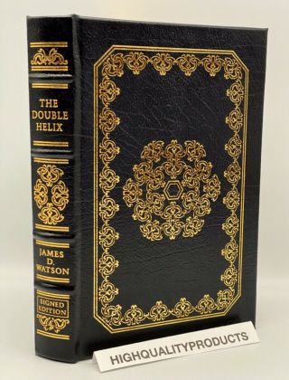 Signed Easton Press Double Helix Watson Structure Of Dna Watson And Crick Rare