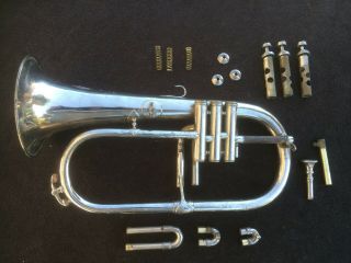 Rare Old Bb Flugelhorn By Mahillon - Bruxelles / Great Player