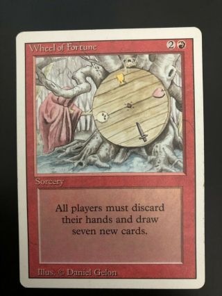 Mtg Wheel Of Fortune X1 Revised (3rd Edition)