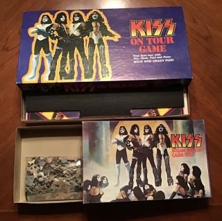 VINTAGE - RARE (KISS ARMY AUCOIN) Love Gun 1977 - 78 ON Tour Program & Game & Puzzle 2