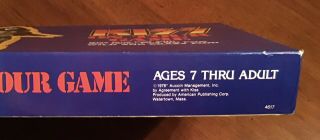 VINTAGE - RARE (KISS ARMY AUCOIN) Love Gun 1977 - 78 ON Tour Program & Game & Puzzle 6