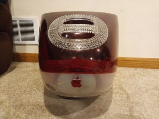 RARE Apple iMac M5521 Vintage Computer RED G3 450 DV 4