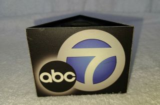 Mic Flag,  Rare Kabc - Tv Los Angeles Abc Channel 7 Very Pretty Collector.