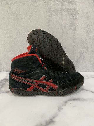 Rare Asics Rulon Wrestling Shoes Size 8 Red
